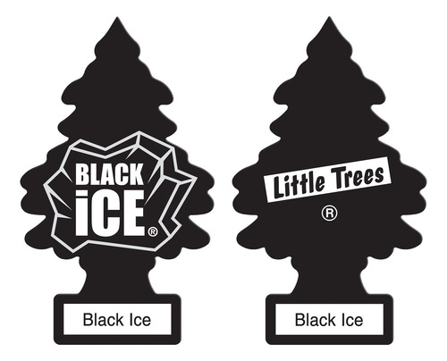 X24 Pinos Aromáticos Auto Black Ice Little Tree