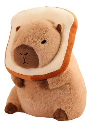 Peluche Capybara Con Pan Kawaii 30 Cm