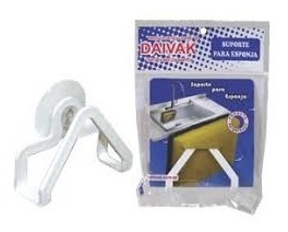 Imagem 3 de 4 de Suporte Porta Esponja Para Pia Com Ventosa Daivak