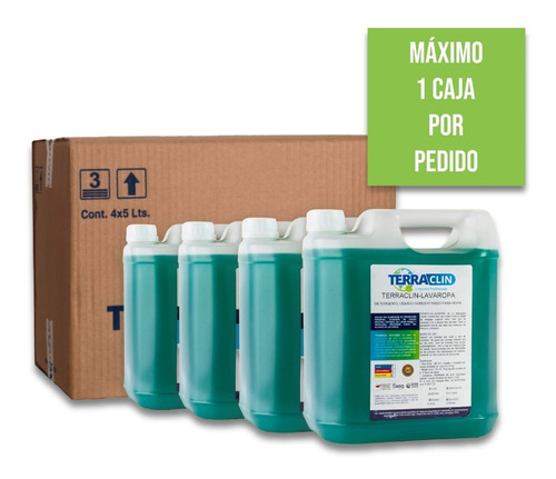 Detergente De Ropa Biodegradable Concentrado - Pack 4x5 Lts | Cuotas sin  interés