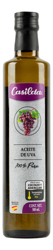 Aceite De Uva Casilda 500 Ml, Aceite Español