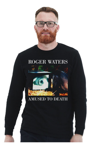 Polera Ml Roger Waters Amused To Death Monkey Rock Impresión