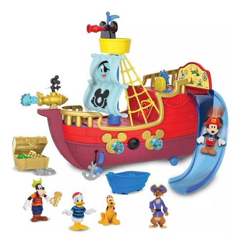 Barco Pirata Mickey Mouse Disney Jr Funhouse Aventuras