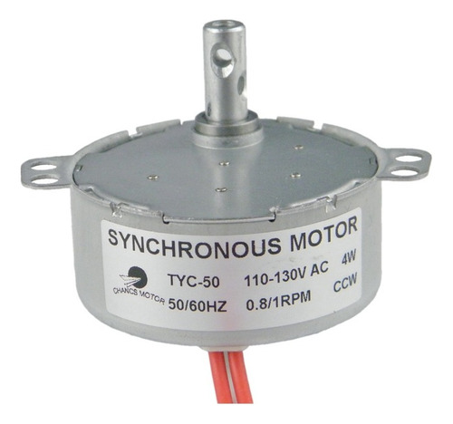 Motor Síncrono Chancs Tyc-50 De 110 V Ac, 0,8/1 Rpm Ccw