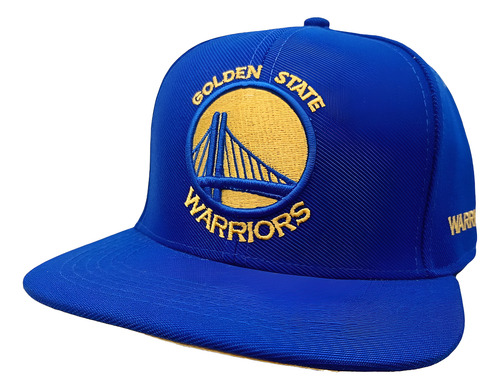 Gorra Flat Equipos Varios Ajustable Deportes Premium Moda Blue Warriors Medida Ùnica Ajustable Lisa