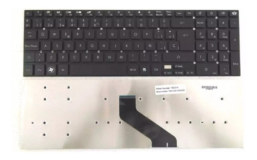 Teclado P/ Acer 5755 5830 V3 E5 571 Es1 531 Nv55 Nv57 E1-510 Color Negro
