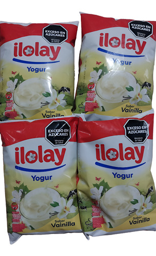 Yogurt Ilolay Sachet Frutilla / Vainilla 12 U X 900 Grs.
