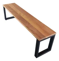 Comprar Banco Madeira Maciça Refeitorio Estilo Industrial 1,20 Mts