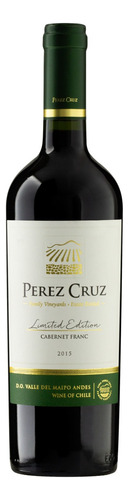 Perez Cruz Cabernet Franc Valle del Maipo Andes vinho chileno tinto 750ml