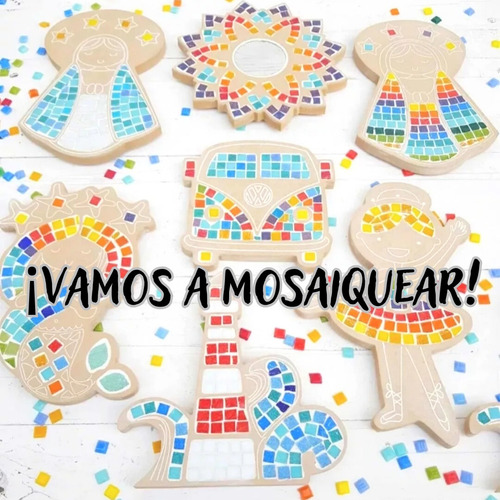 Kit Mosaico Pequeños Artistas Niños Arte Infantil