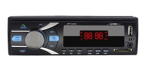 Imagem 1 de 7 de Rádio Automotivo Cinoy Com Bluetooth Fm Mp3 Usb Sd Aux