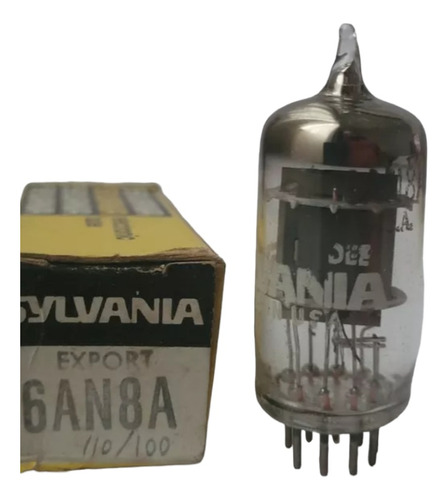 Válvula 6an8 A Sylvania Nova Na Caixa - Amplificador Dynaco
