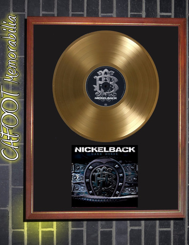Nickelback Dark Horse Tapa De Cd Y Disco De Oro