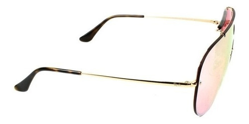 Anteojos Lentes De Sol Ray Ban Blaze Shooter 3581n Oro Rosa