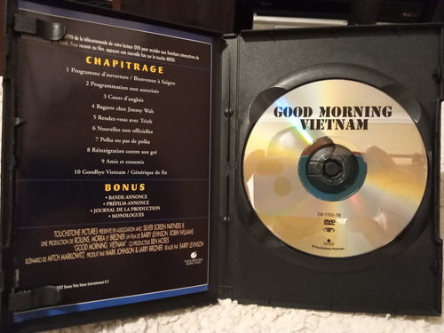 Pelicula Buenos Días, Vietnam Dvd Edición Francesa (Usado)
