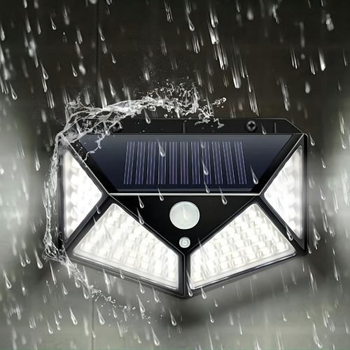Sumex Lámpara Solar De 100 Led Con Sensor Impermeable Estructura Lámpara Solar 100 Leds