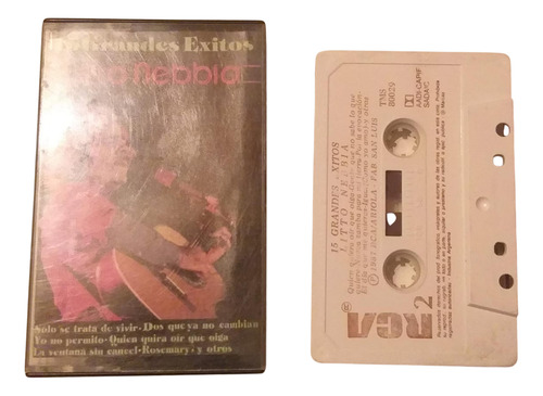 Litto Nebbia - 15 Grandes Exitos - Casette Estándar (Usado)