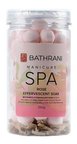 Bolitas Efervescentes  Spa Para Manicure Pedicure 250gr Rose