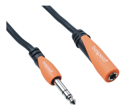 Cable Bespeco 1,80mt - Plug Estereo  / Jack Estereo Slfjj180