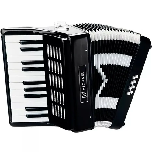 Acordeon Sanfona 8 Baixos Michael Acm0822 Spb Com Bag