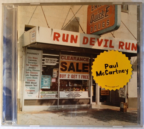 Cd Paul Mccartney Run Devil Run 1999