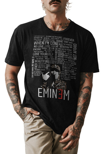 Polo Personalizado Rapero Eminem Musica Rap 004