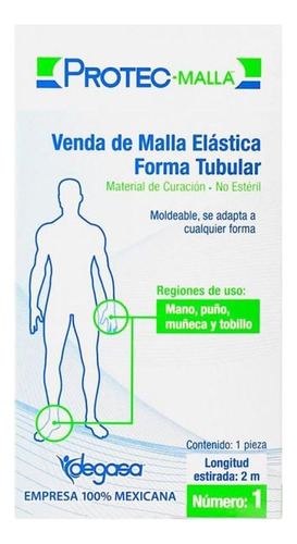 Venda De Malla Elástica Tubular Caja Con 1 Pieza