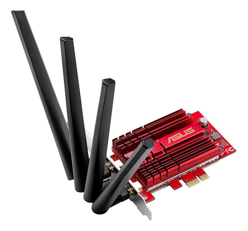 Placa Asus Pce-ac88 Ac3100 4x4 802.11ac Wifi Extremo