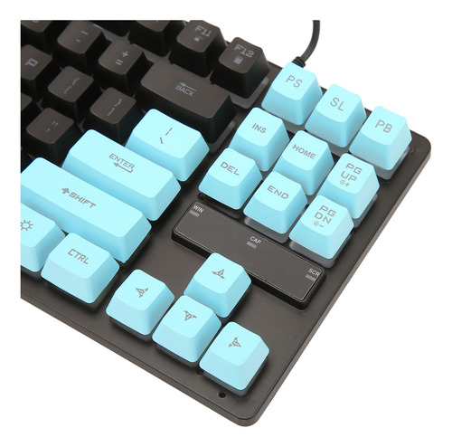 Teclado Con Cable Para Juegos De 87 Teclas, Diseño Ergonómic