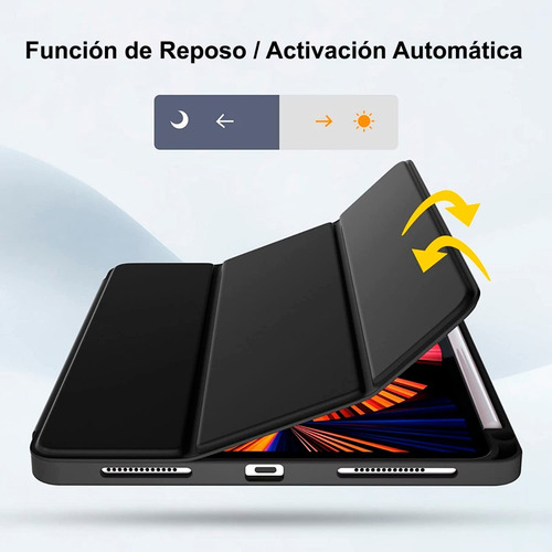 Case Smart @ iPad Pro 11 M2 A2759 A2435 A2761 A2762 Black
