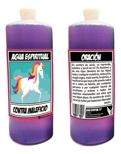 Agua Espiritual Contra Maleficio