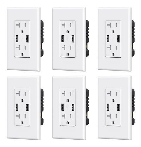 Usb Pared Doble Puerto Velocidad 4,0 Amp Chip Inteligente