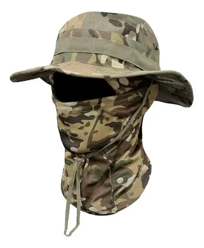Chapéu De Caminhada/chapéu De Sol Camuflado Verde Militar M