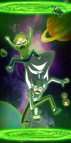 Cuadro Decorativo Coleccion Toons Rick Y Morty 10 | Cuotas sin interés