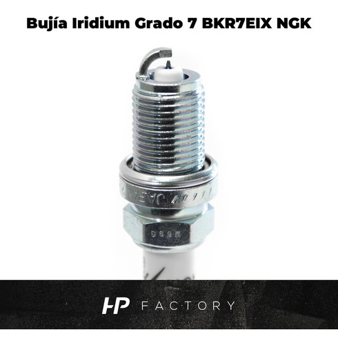 Imagen 5 de 10 de Kit Bujías Iridium Grado 7 Bkr7eix Ngk Fiat Polo Adv 1.6 X4