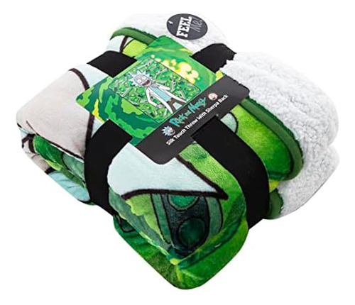 Cobertor Sherpa Com Toque De Seda Superdimensionado De Rick