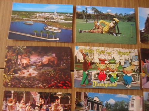 Lote 26 Postales Disneylandia Años 60