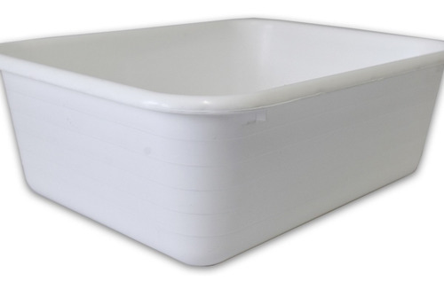 Bandeja Batea Argenshop 0589 Color Blanco De Plástico