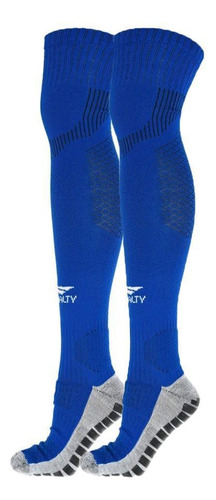 Kit 4 Pares De Meiões Penalty Grip Max Preto E Azul
