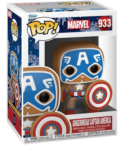 Funko Pop Marvel Gingerbread Captain America