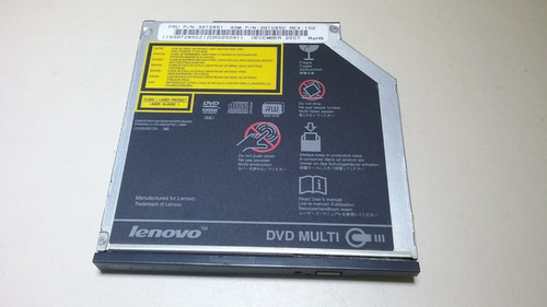 Drive Dvd P/ Notebook Uj-852,39t2851,39t2850 Lenovo