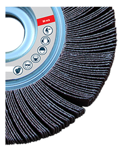 Roda De Lixa Pg 150 X 50mm Furo 46mm Grao 320 Berwanger