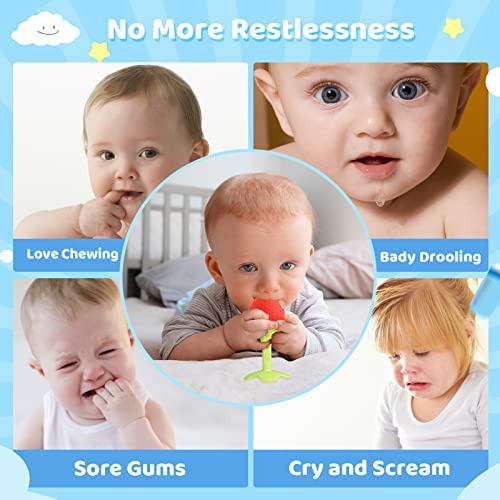 Baby Teething Toys, 3 Pcs Teethers Set For 0-6, 3-6 Mon...