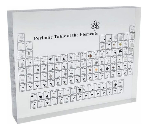 Visualização De Elementos De Tabela Periódica Acrílica Eleme