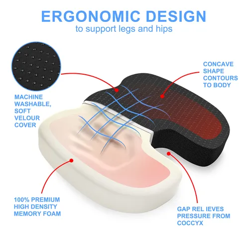 Pillow Cushion/lumbar Seat Aoresac Office/car/travel For