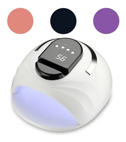 Lampara De Uñas Led- Uv 168w Secado Rápido Soporte Celular