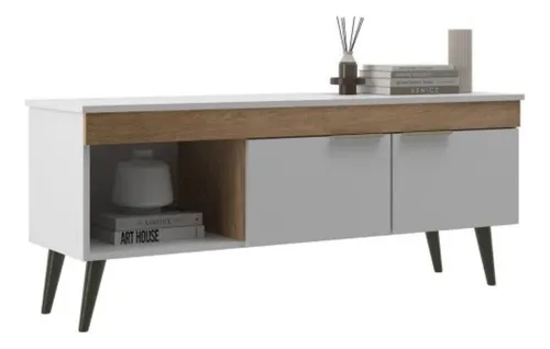 Rack Mesa Tv Living 2 Puertas Rak Modular