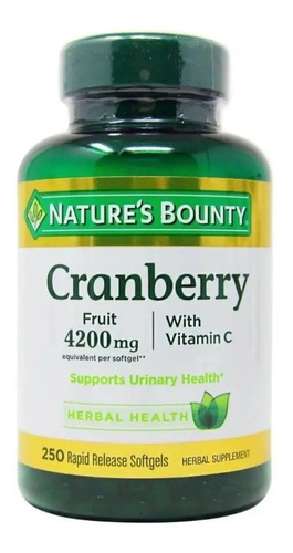 Vitamina Cranberry 4200mg + C 250 Cápsulas Tienda  