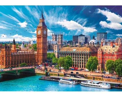 Rompecabezas 500 Piezas Paisaje Londres Trefl Edad 14+