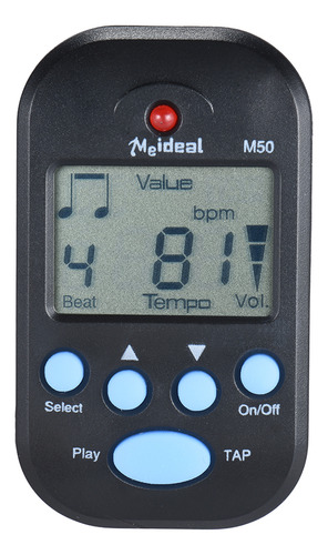 Instrumento De Pantalla Metronome Lcd Beat Para Violín, Negr